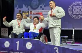 کسب ۲ مدال طلا توسط غریب شاهی ملی پوش پاراوزن