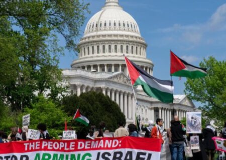 بیش از ۷۵ نهاد آمریکایی از حمایت تسلیحاتی واشنگتن از رژیم صهیونیستی انتقاد کردند