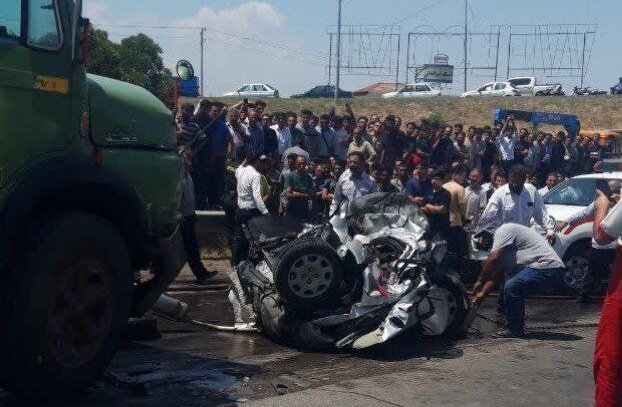 تصادف زنجیرهای مرند یک فوتی و ۴ مصدوم برجاگذاشت