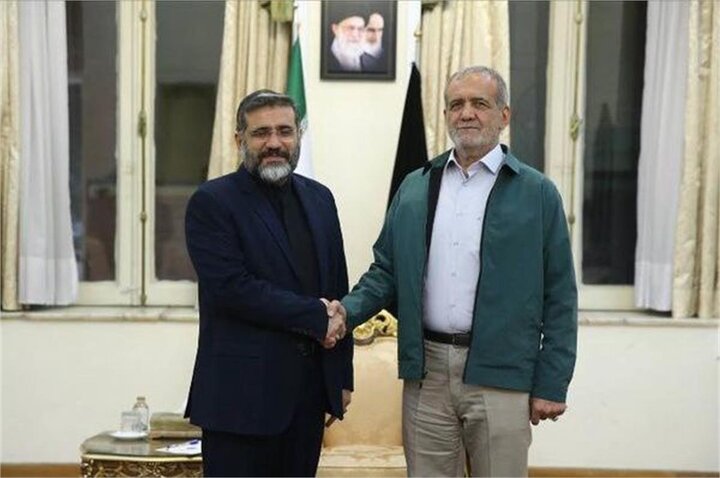 دیدار وزیر فرهنگ با رئیسجمهور منتخب