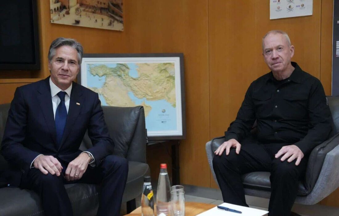 بلینکن و گالانت تلفنی گفت و گو کردند