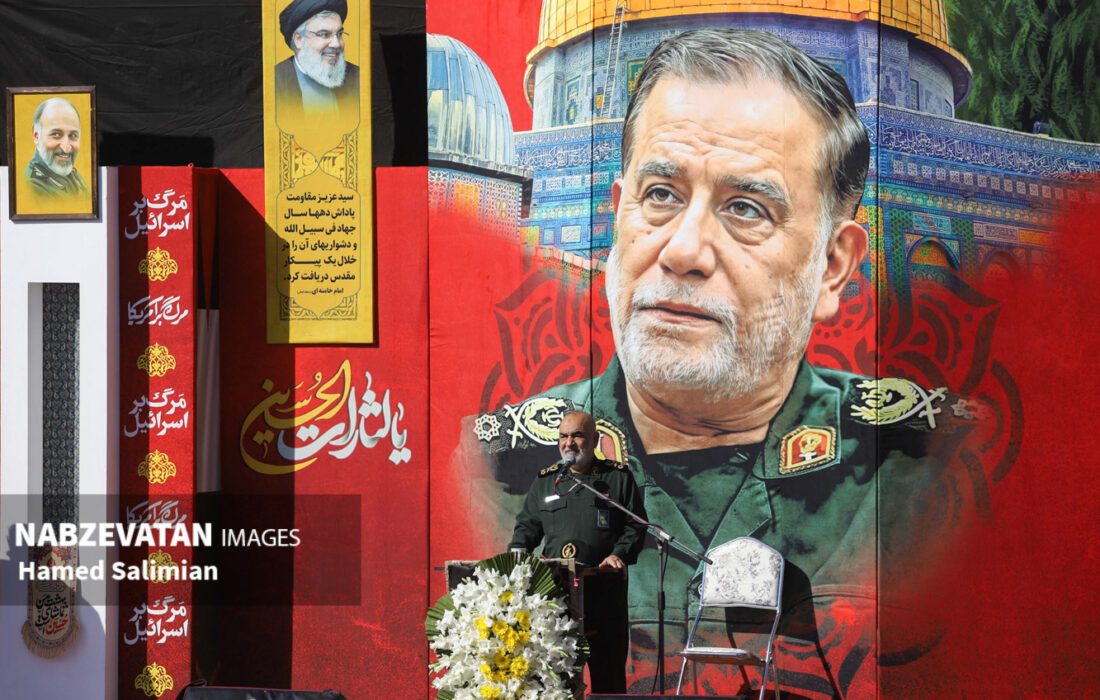 سرلشکر سلامی: نمیتوانید ملتهای مسلمان را قتل عام کنید ولی ایمن و آرام باشید