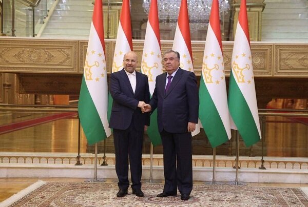 قالیباف و رئیسجمهور تاجیکستان با یکدیگر دیدار کردند