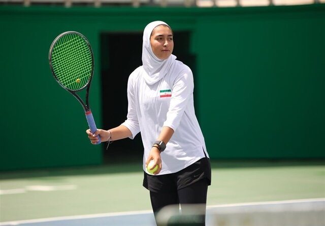 دختر تنیسباز ایران به فینال مسابقات هند نرسید