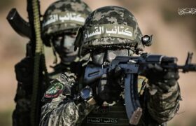 حمله رزمندگان «القسام» به خودروی نظامی اشغالگران در شمال نوار غزه