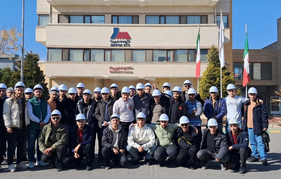 بازدید علمی دانشجویان دانشگاه علم و صنعت ایران از سپاهان مپنا