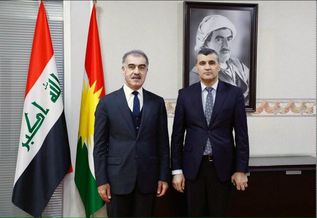 مقامات اقلیم کردستان عراق بر گسترش روابط تهران – اربیل تاکید کردند