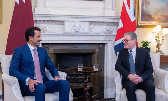 امیر قطر و نخست وزیر انگلیس آخرین تحولات منطقهای و بینالمللی را بررسی کردند
