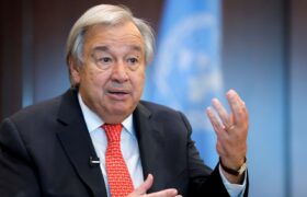 گوترش در دیدار با نخست وزیر قطر، بر تشکیل کشور فلسطین تاکید کرد