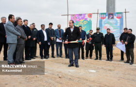 آیین بهره‌برداری و کلنگ‌زنی پروژه‌های عمرانی بخش فولادشهر