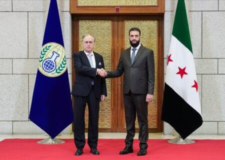 دیدار مدیرکل سازمان منع سلاح شیمیایی با الجولانی