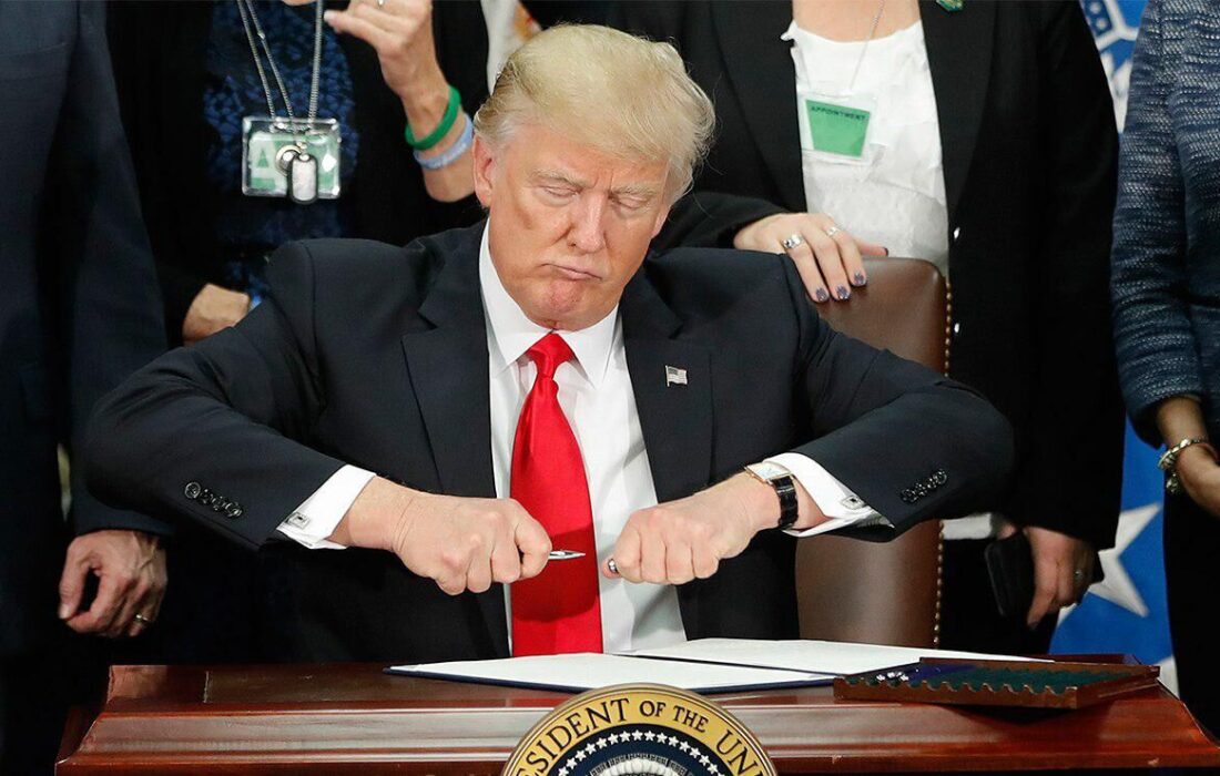 رئیس جمهوری آمریکا: فلسطینیان پس از بازسازی غزه، حق بازگشت نخواهند داشت