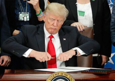 رئیس جمهوری آمریکا: فلسطینیان پس از بازسازی غزه، حق بازگشت نخواهند داشت