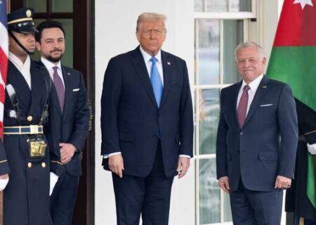 پادشاه اردن بر موضع ثابت کشورش در مخالفت با کوچاندن فلسطینیان تاکید کرد