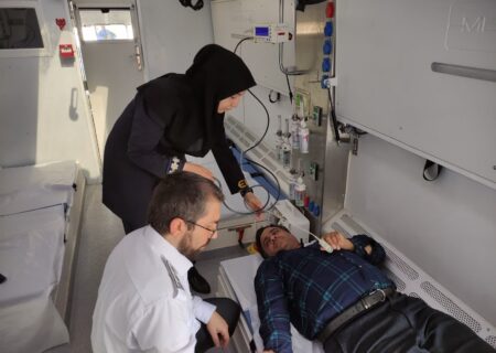 پوشش امدادسلامت راهپیمایی روز قدس توسط اورژانس پیش بیمارستانی استان اصفهان 