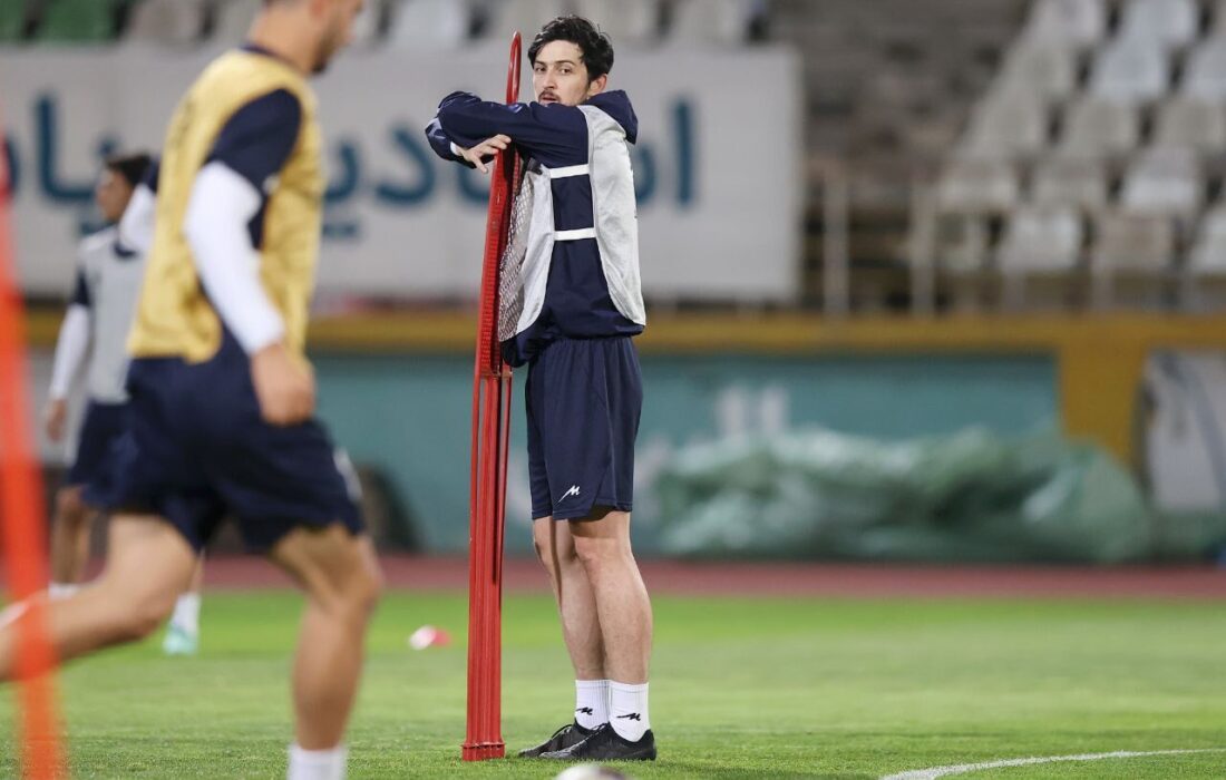 تمرین رسمی تیم ملی فوتبال قبل از تقابل با ازبکستان با یک غایب برگزار شد