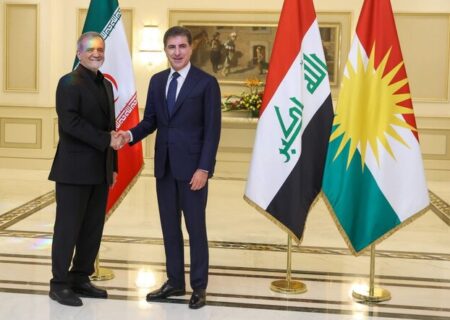 «بارزانی» به مقام معظم رهبری و رئیس‌جمهور تبریک گفت