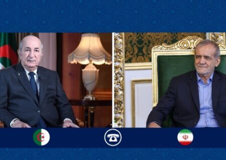 پزشکیان: روابط ایران و الجزایر در فضایی دوستانه در حال گسترش است