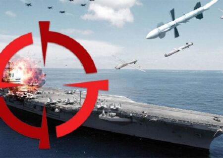 ضربه سنگین نیروهای مسلح یمن به ناو هواپیمابر «ترومن»