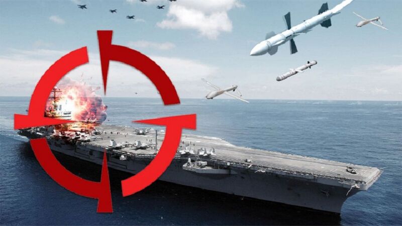 ضربه سنگین نیروهای مسلح یمن به ناو هواپیمابر «ترومن»