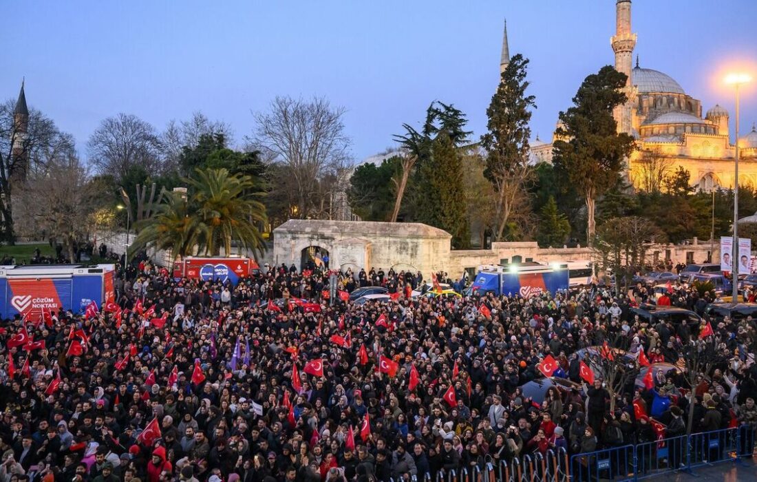 اعتراض گسترده در ترکیه پس از بازداشت رقیب اصلی اردوغان در انتخابات