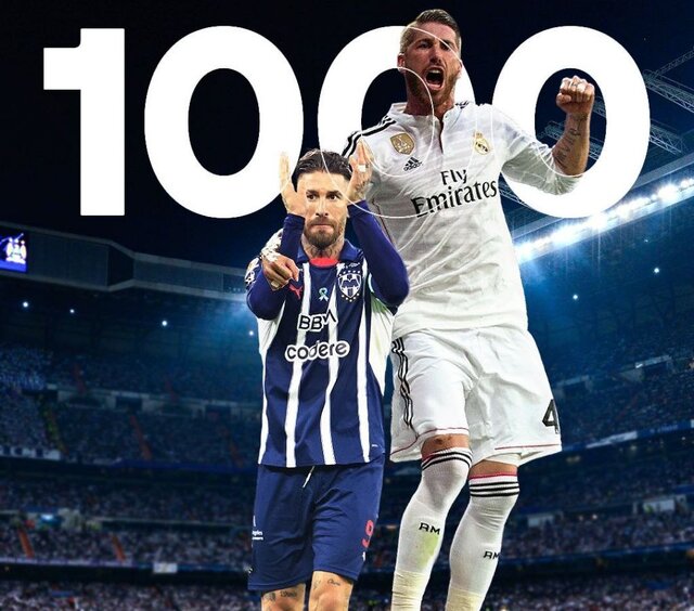 راموس به رکورد ۱۰۰۰ بازی رسید