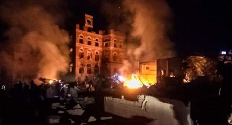 زخمی شدن ۷ زن و ۲ کودک در پی حملات هوایی چهارشنبه شب آمریکا به صنعا