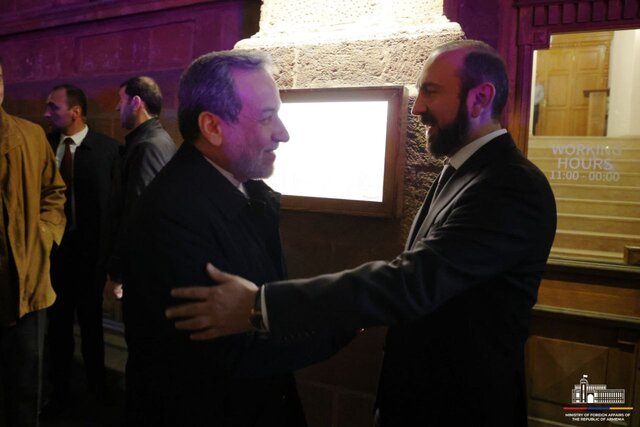 شام کاری وزرای خارجه ایران و ارمنستان در ایروان