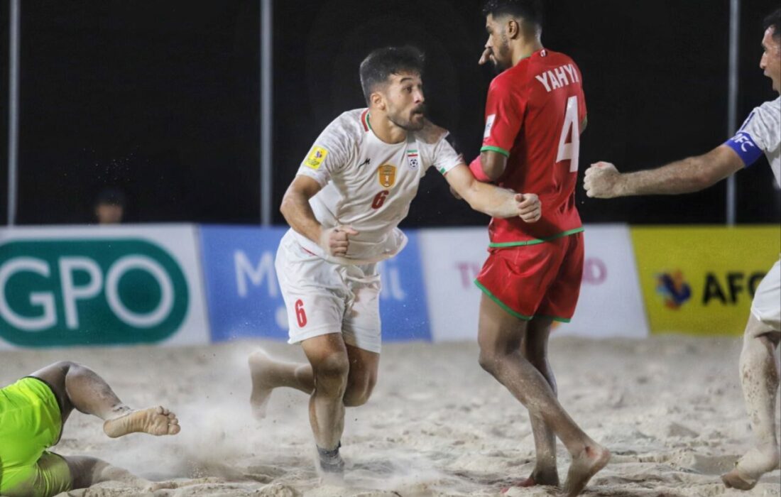 یوزهای ایرانی بر قله فوتبال ساحلی آسیا ایستادند