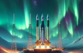 پرتاب ۳ موشک ناسا برای یک آزمایش شفق قطبی