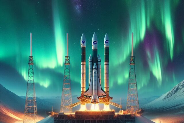 پرتاب ۳ موشک ناسا برای یک آزمایش شفق قطبی