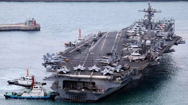 دومین ناو هواپیمابر آمریکا به منطقه اعزام شد