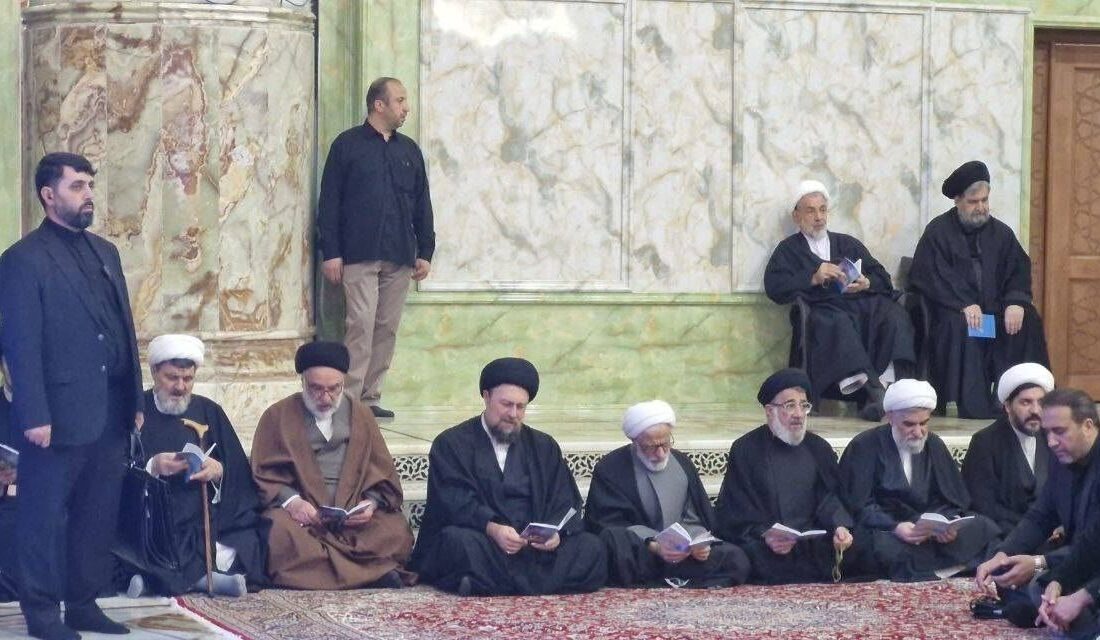 حضور رئیس جمهور در مراسم احیای شب قدر در حرم امام خمینی(ره)