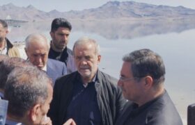 رییسجمهور از دریاچه ارومیه بازدید کرد