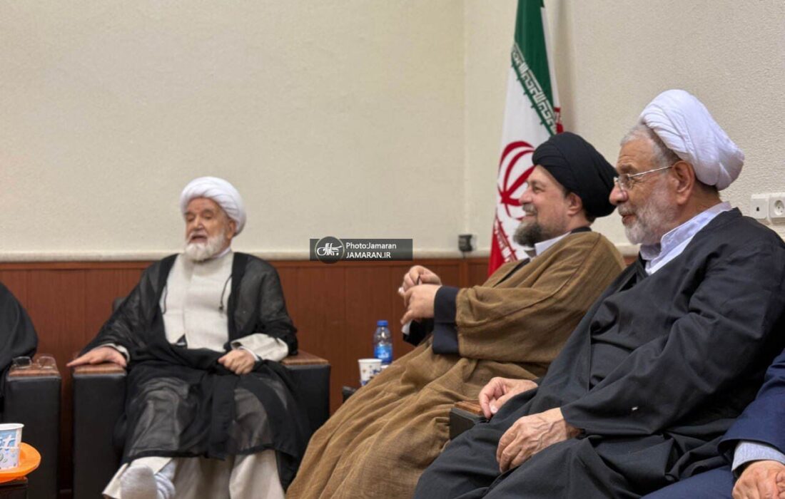 دیدار مهدی کروبی با یادگار امام(ره)