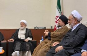 دیدار مهدی کروبی با یادگار امام(ره)