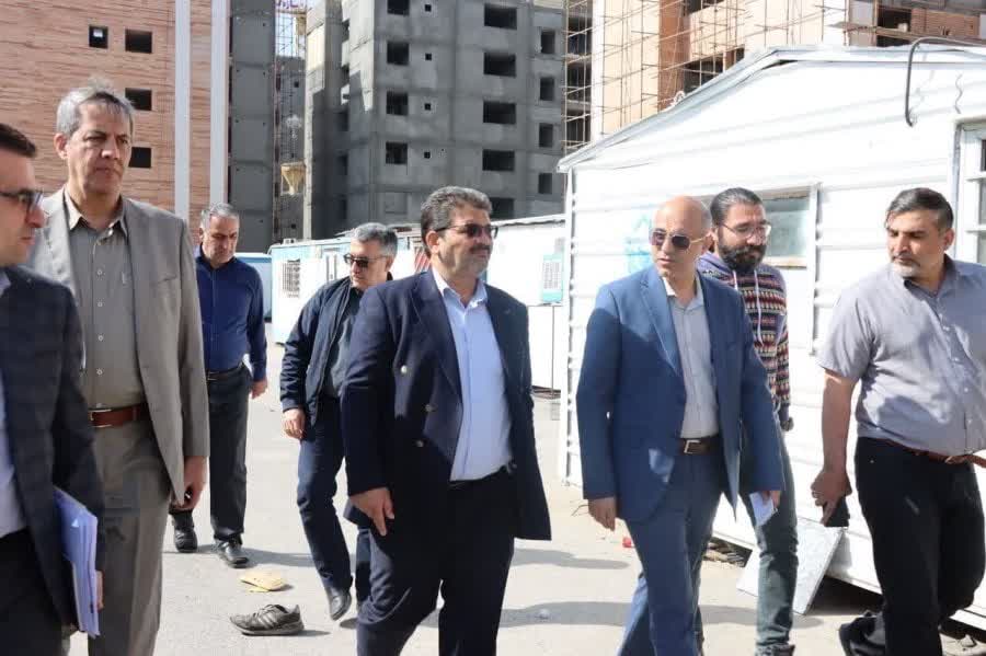  بازدید عضو هیأت مدیره شرکت عمران شهرهای جدید از ۵ پروژه عمرانی فولادشهر