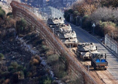 ورود کاروان نظامی رژیم صهیونیستی به خاک سوریه