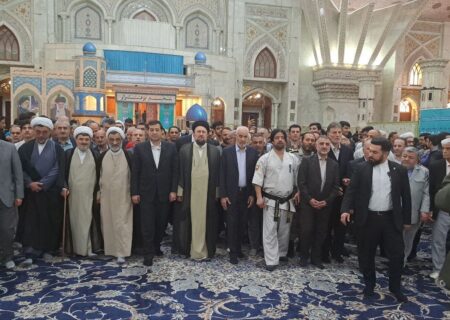 آئین نکوداشت روز ملی فرهنگ پهلوانی در حرم امام خمینی (ره) برگزار شد