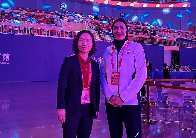 همکاری فدراسیون ووشوی چین و الهه منصوریان