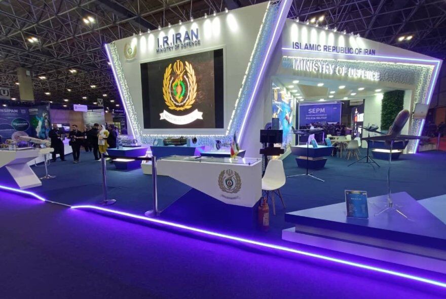 وزارت دفاع ایران در نمایشگاه دفاع و امنیت برزیل حضور یافت