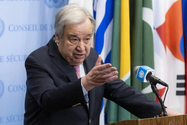 دبیرکل سازمان ملل درباره حملات آمریکا به یمن ابراز نگرانی کرد