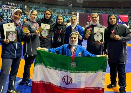 تیم ملی کشتی آلیش زنان ایران قهرمان شد