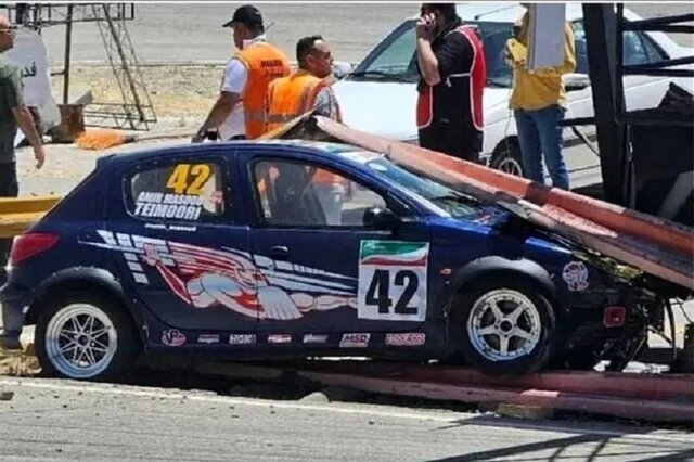 توضیحات مسئول کمیته سرعت فدراسیون اتومبیلرانی درباره حادثه پیست آزادی