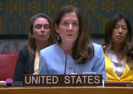 ادعاهای نماینده آمریکا در شورای امنیت سازمان ملل علیه حماس