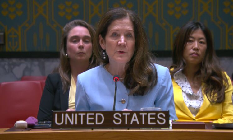 ادعاهای نماینده آمریکا در شورای امنیت سازمان ملل علیه حماس