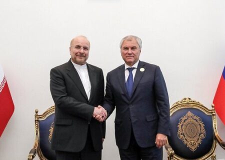 تبریک مقام‌های روسیه به قالیباف