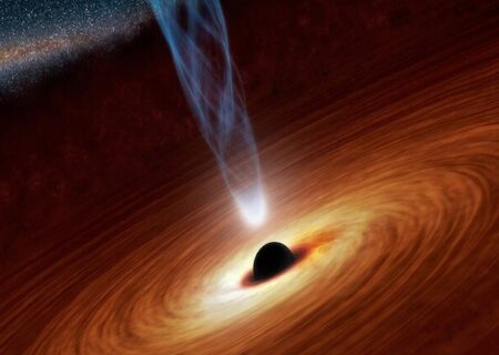 عکس روز ناسا از چرخش یک سیاه‌چاله