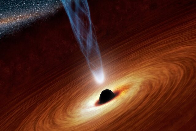عکس روز ناسا از چرخش یک سیاه‌چاله