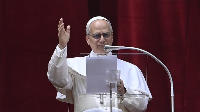 استقبال پاپ جدید از توافق هند و پاکستان و توقف جنگ در غزه